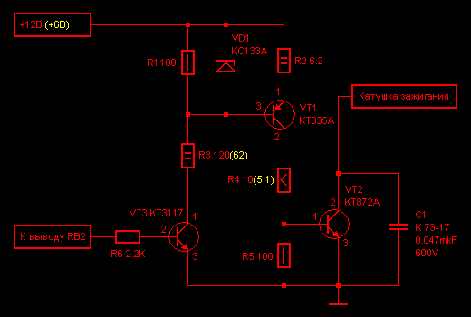 Схема простого коммутатора 2